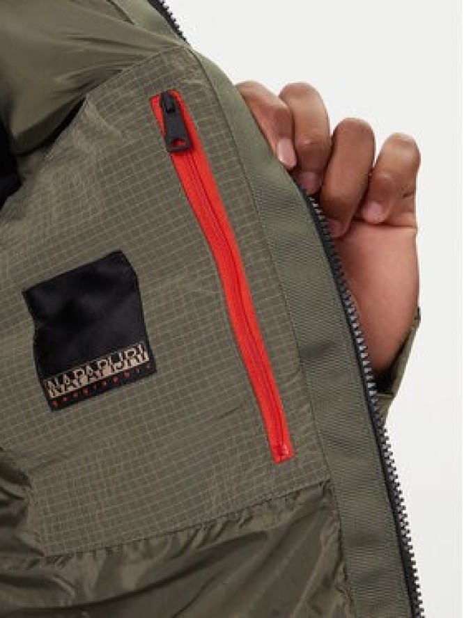 Napapijri Kurtka zimowa A-Terez NP0A88TG Zielony Regular Fit