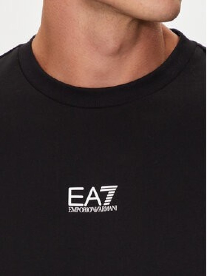 EA7 Emporio Armani Bluza 8NPM30 PJVRZ 1200 Czarny Regular Fit
