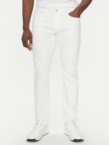 Hechter Paris Jeansy 26050 151363 Biały Slim Fit
