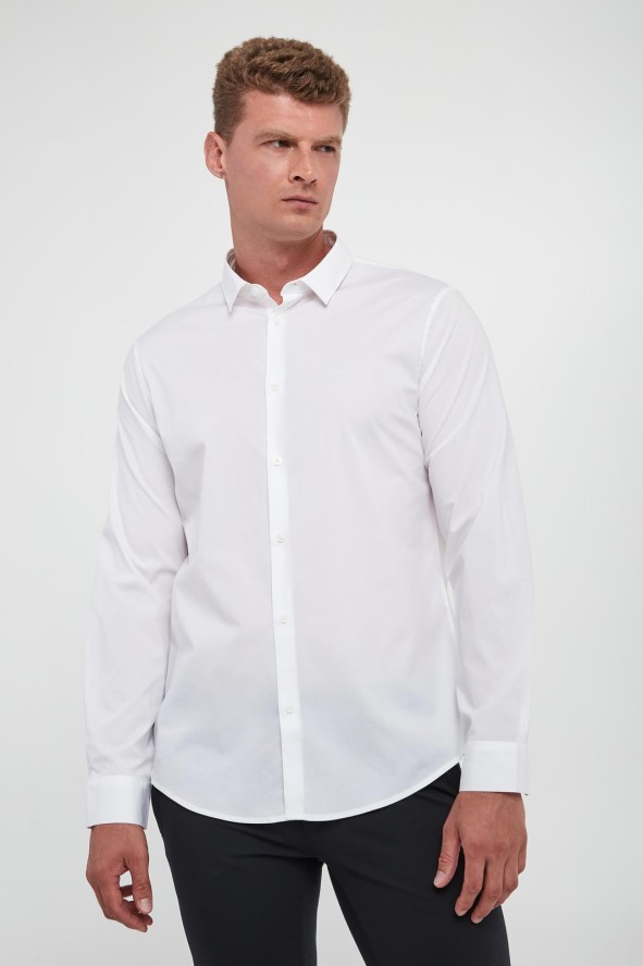 Koszula męska popelinowa ARMANI EXCHANGE