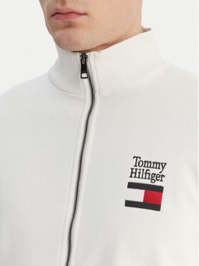 Tommy Hilfiger Bluza Embro MW0MW42466 Biały Regular Fit