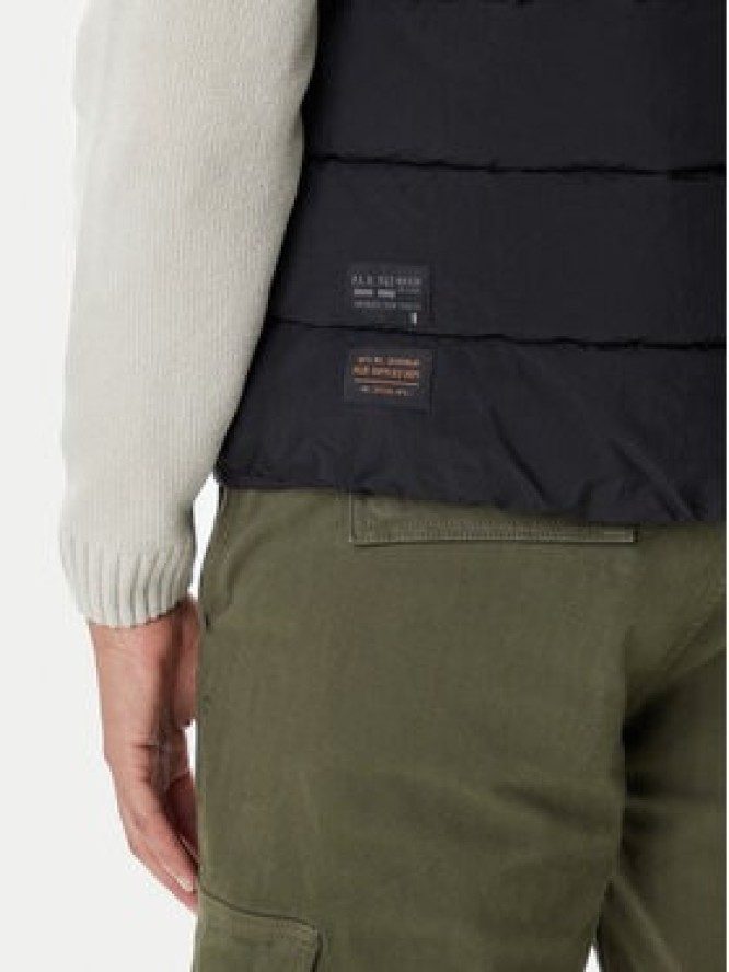 Aeronautica Militare Kamizelka 252AB3023UCT04214 Czarny Regular Fit