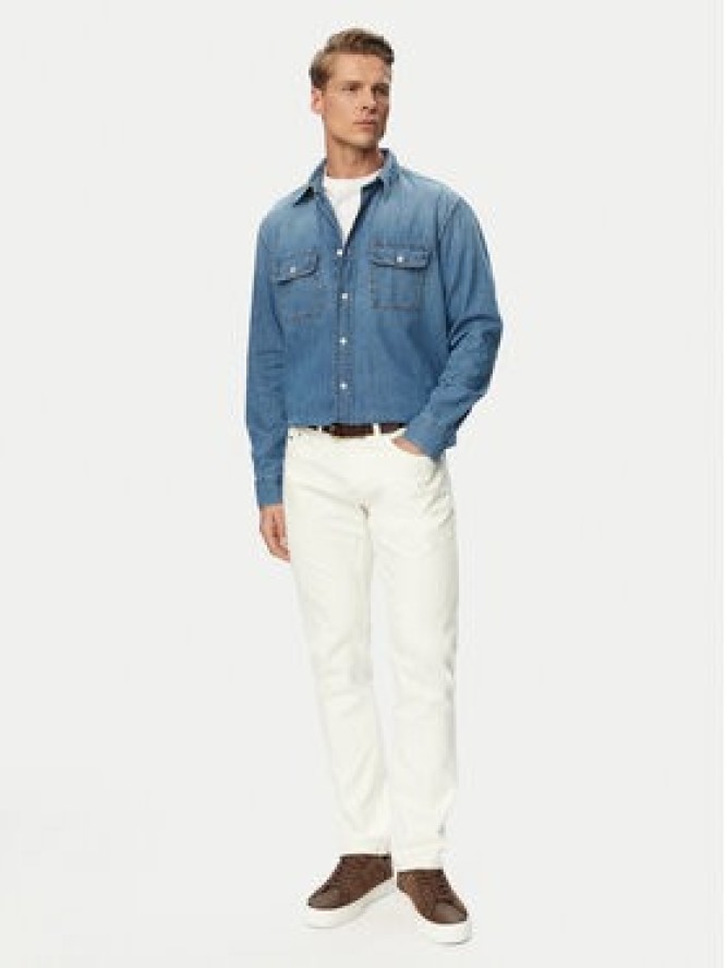 Tommy Jeans Koszula jeansowa DM0DM23028 Niebieski Relaxed Fit