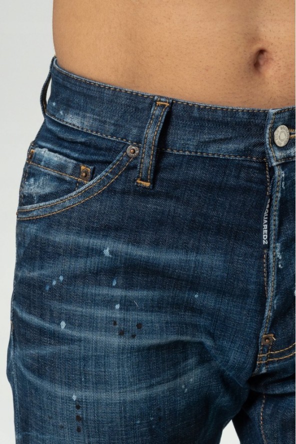 DSQUARED2 Męskie granatowe jeansy cool guy jean, Rozmiar 50