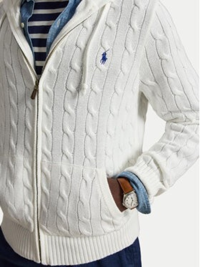 Polo Ralph Lauren Kardigan 710B18057004 Biały Regular Fit