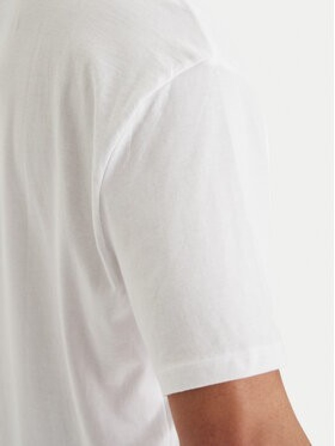 Quiksilver T-Shirt Salt Water EQYZT08205 Biały Comfort Fit