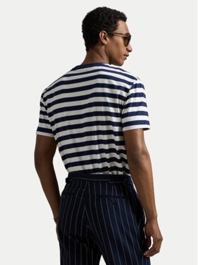 Polo Ralph Lauren T-Shirt 710803479030 Biały Custom Slim Fit