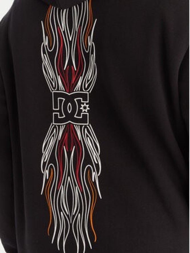 DC Shoes Bluza Burnt Out EDYSF03253 Czarny Regular Fit