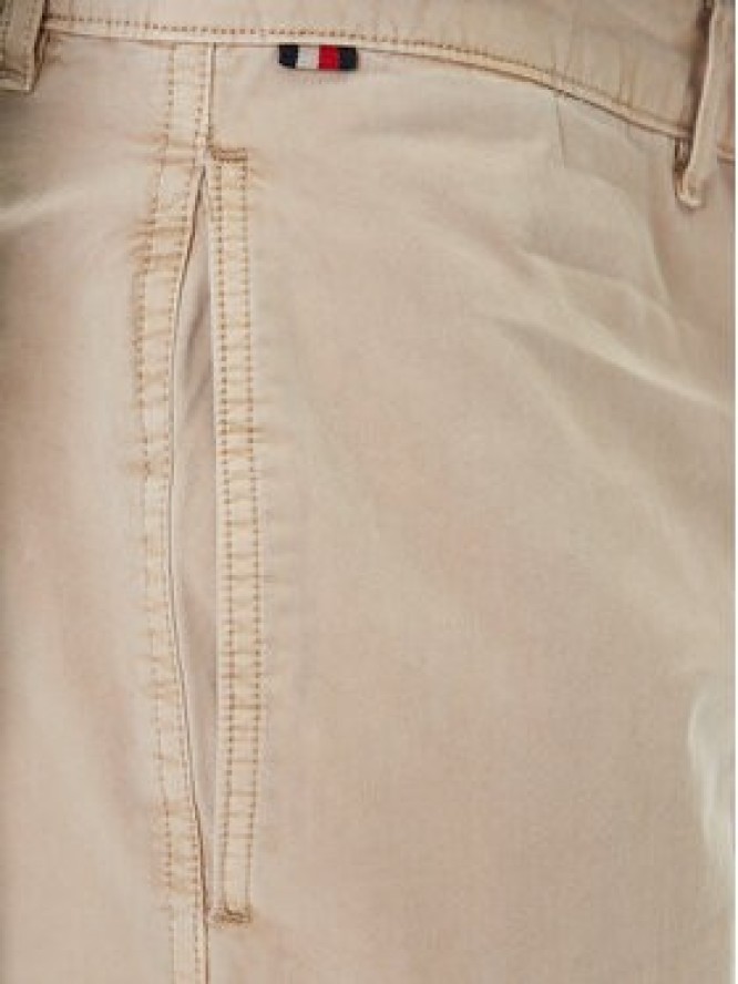 Tommy Hilfiger Spodnie materiałowe Denton MW0MW39695 Beżowy Straight Fit