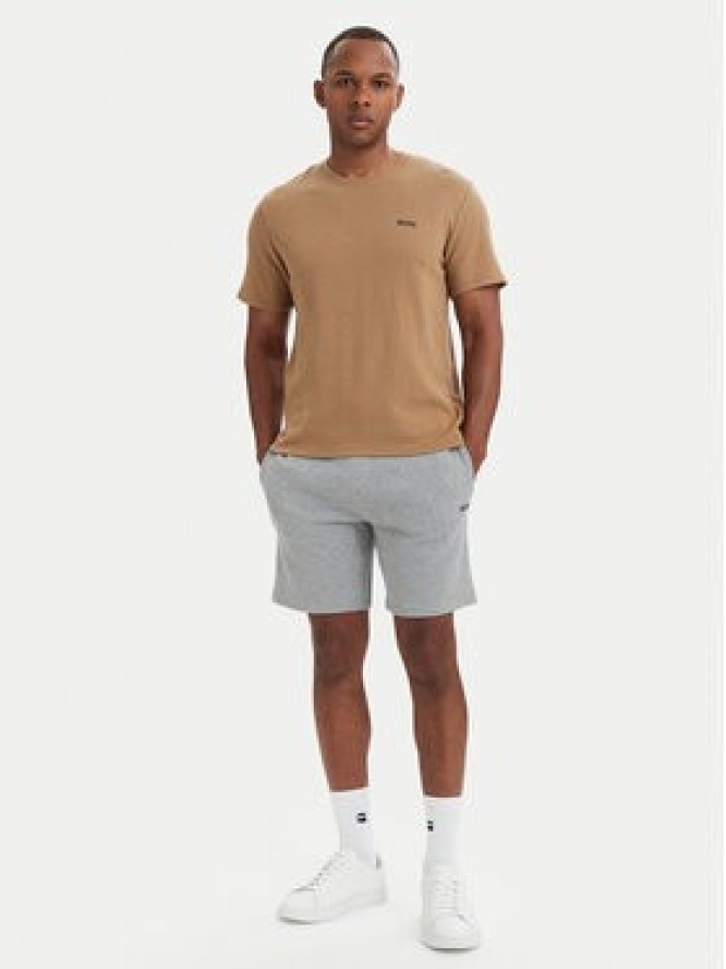 BOSS T-Shirt Waffle 50535891 Beżowy Regular Fit