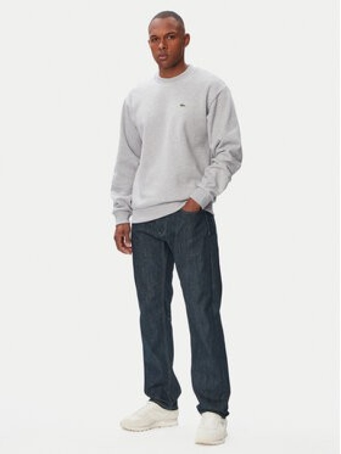 Lacoste Bluza SH8868 Szary jasny Regular Fit