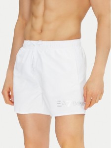 EA7 Emporio Armani Szorty kąpielowe 7M000519 AF13049 M0076 Biały Regular Fit