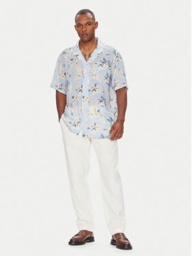 Tommy Hilfiger Koszula Bowling UM0UM03227 Błękitny Regular Fit