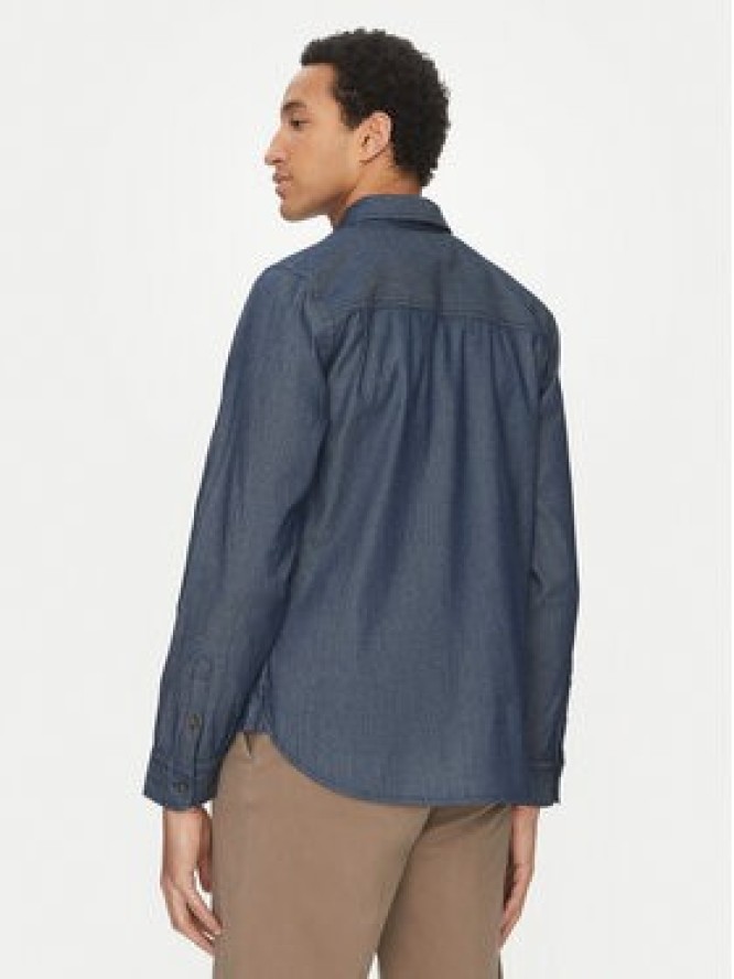 Guess Koszula jeansowa M5GH13 D5NN0 Granatowy Regular Fit