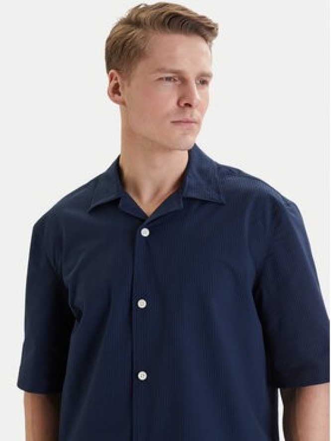 Tommy Hilfiger Koszula MW0MW42645 Granatowy Regular Fit