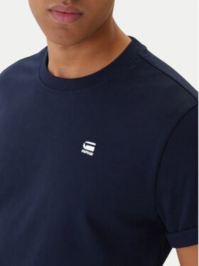 G-Star Raw T-Shirt Lash R T D16396-2653-B111 Granatowy Regular Fit