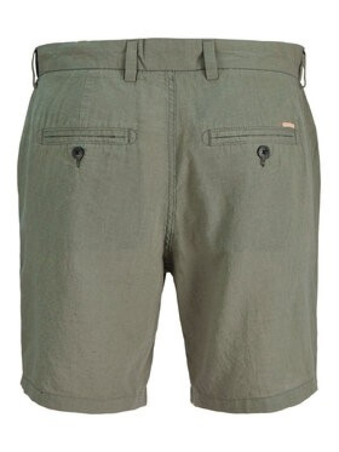 Jack & Jones Szorty materiałowe Stace Summer 12248627 Khaki Regular Fit