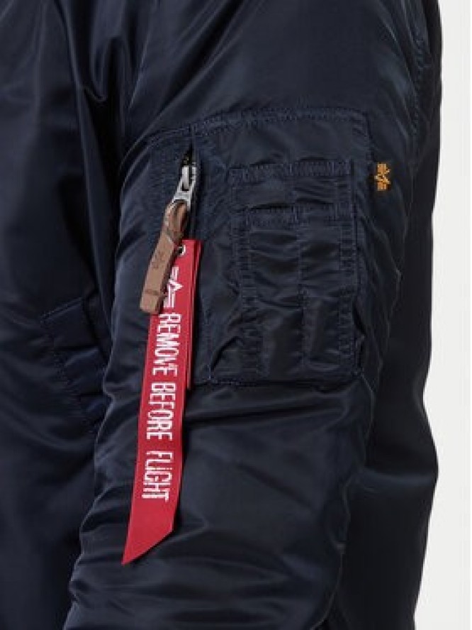 Alpha Industries Kurtka bomber Ma-1 Vf 59 Long 168100 Granatowy Slim Fit