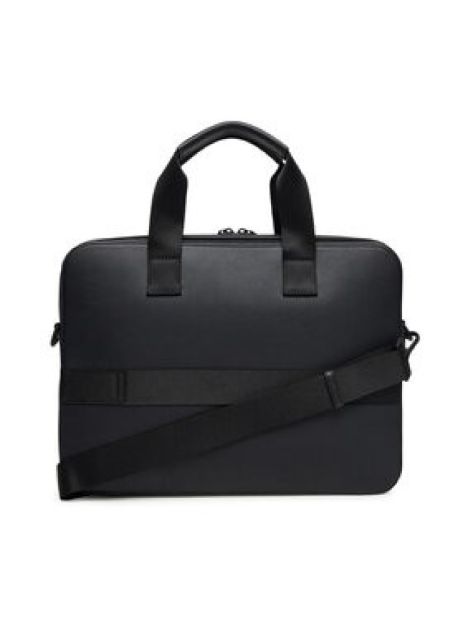 Tommy Hilfiger Torba na laptopa Th Monogram Computer Bag AM0AM13835 Czarny