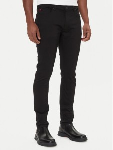 HUGO Jeansy 50547253 Czarny Extra Slim Fit
