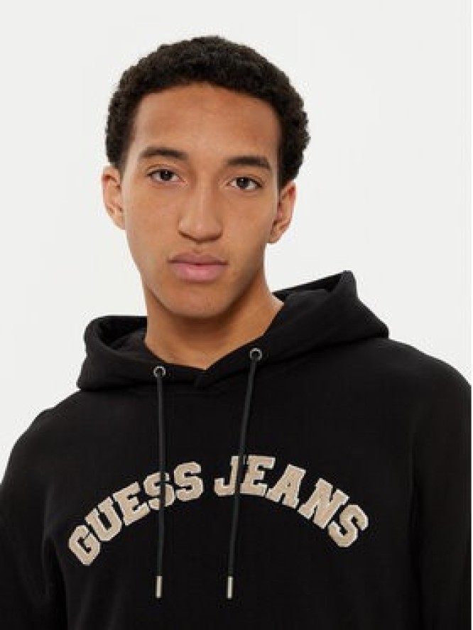 Guess Jeans Bluza M5RQ44 KCPR1 Czarny Regular Fit