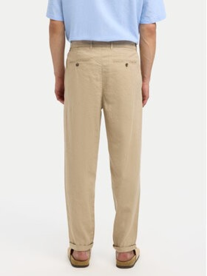 Selected Homme Chinosy 16092732 Beżowy Relaxed Fit