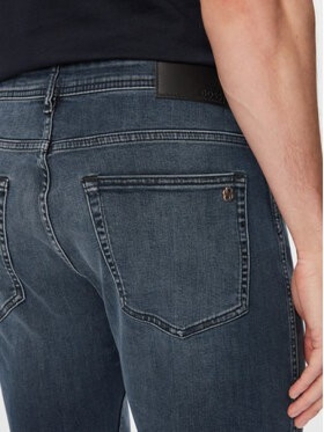 BOSS Jeansy Delaware-1 50559918 Granatowy Skinny Fit