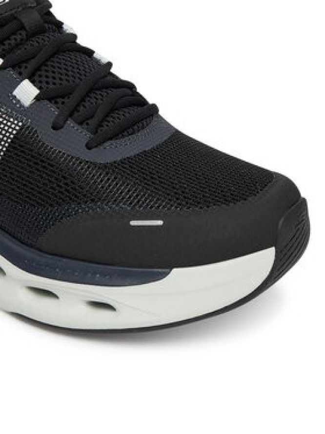 Skechers Buty do biegania Max Cushioning Glide-Step 220422 BKGY Czarny