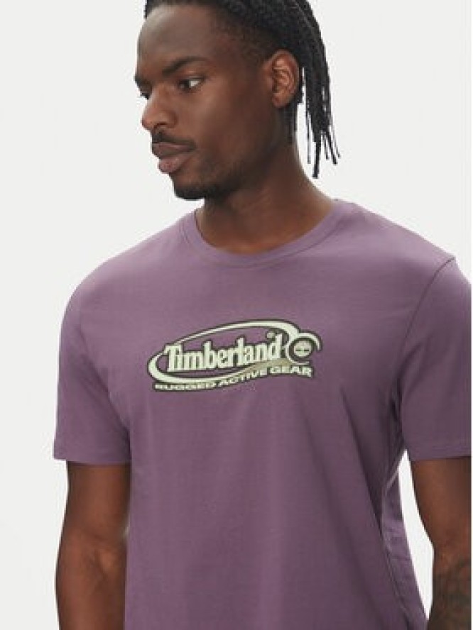 Timberland T-Shirt TB0A6DJY Fioletowy Regular Fit
