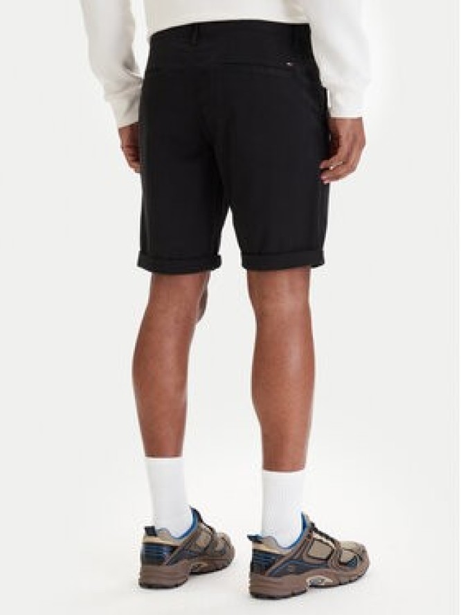 Tommy Jeans Szorty materiałowe Scanton DM0DM22852 Czarny Slim Fit