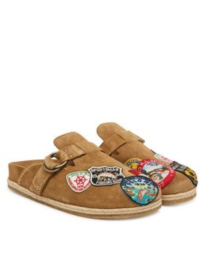 Polo Ralph Lauren Klapki 803974113001 Brązowy