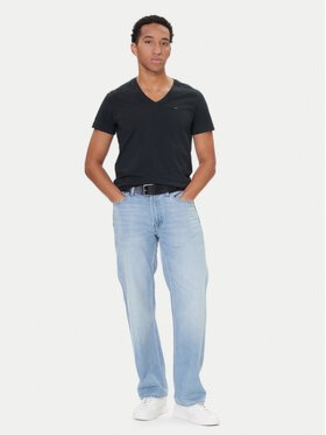 Tommy Jeans T-Shirt DM0DM04410 Czarny Regular Fit