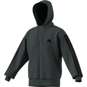Bluza z kapturem z pełnym zamkiem błyskawicznym adidas Essentials 3-Stripes Flee
