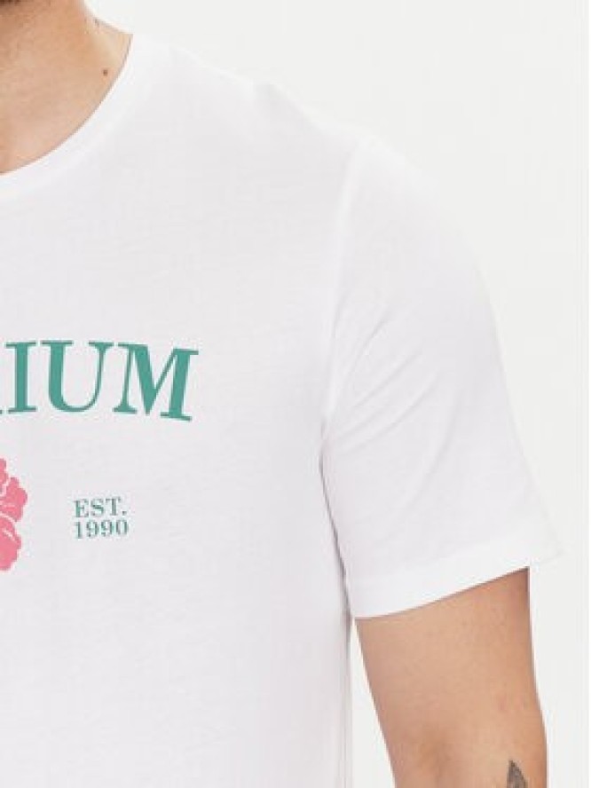 Jack & Jones T-Shirt Jprblaalfie 12259673 Biały Regular Fit