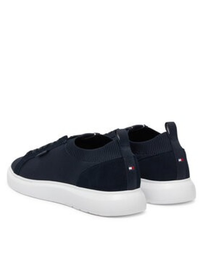 Tommy Hilfiger Sneakersy Light Cupsole Knit Seasonal FM0FM05403 Granatowy