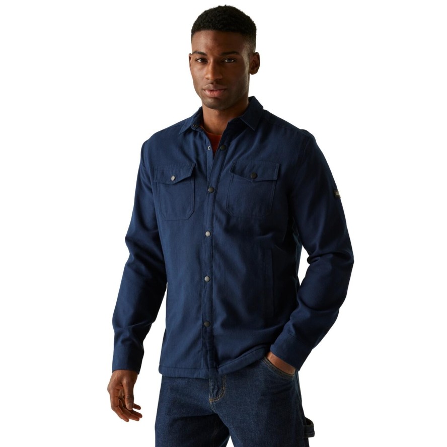 Męska Kurtka Koszulowa Spennith Plain Shirt Jacket