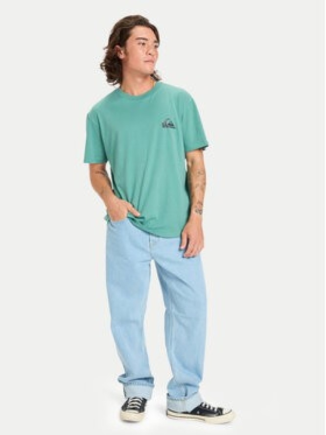 Quiksilver T-Shirt EQYZT08181 Niebieski Regular Fit