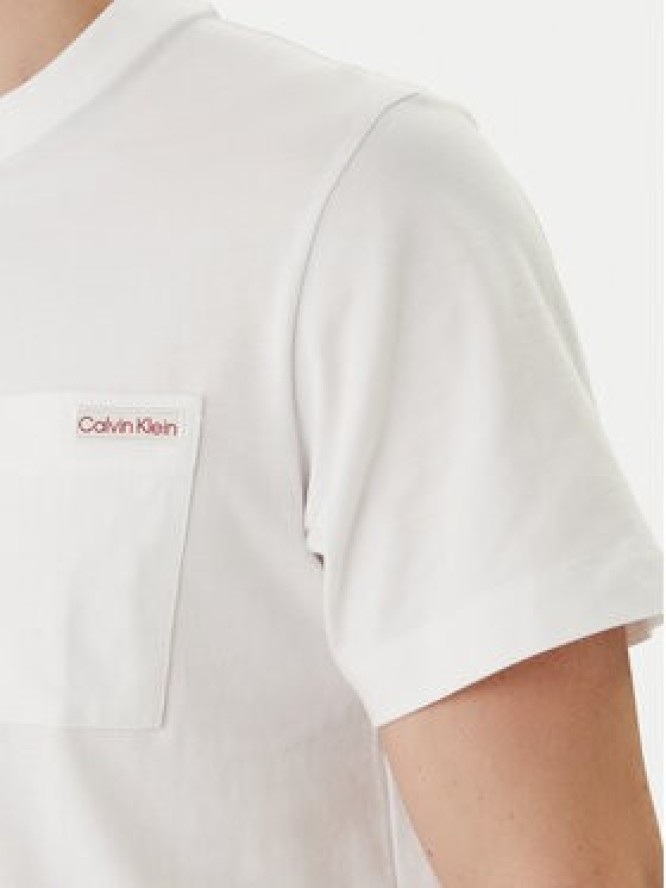 Calvin Klein Jeans T-Shirt LV04RF280G Biały Regular Fit
