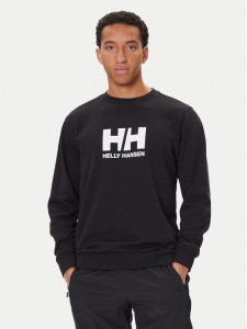 Helly Hansen Bluza HH Logo 54583 Czarny Regular Fit