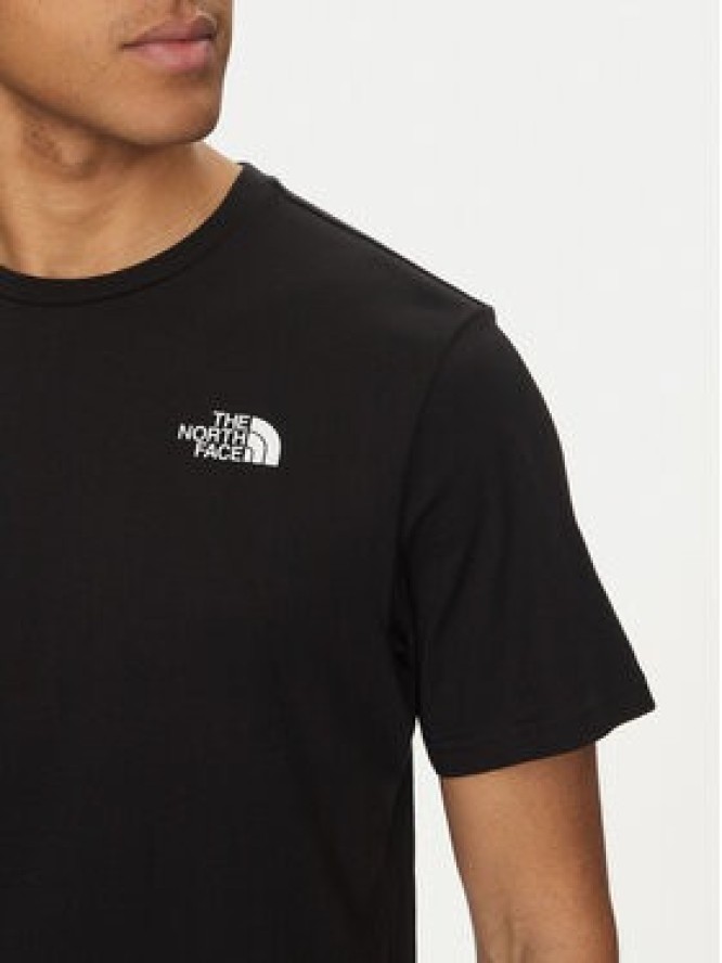 The North Face T-Shirt Vertical NF0A89FP Czarny Regular Fit