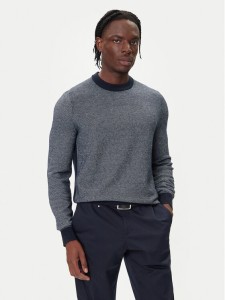 BOSS Sweter H-Hestro 50549986 Granatowy Regular Fit