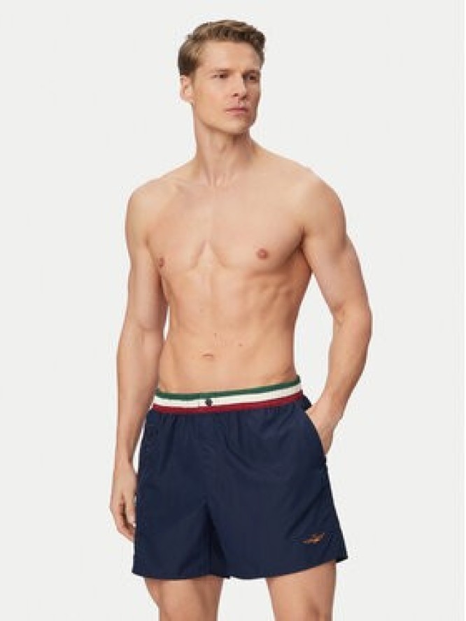 Aeronautica Militare Szorty kąpielowe 261BW0233UCT02967 Granatowy Regular Fit