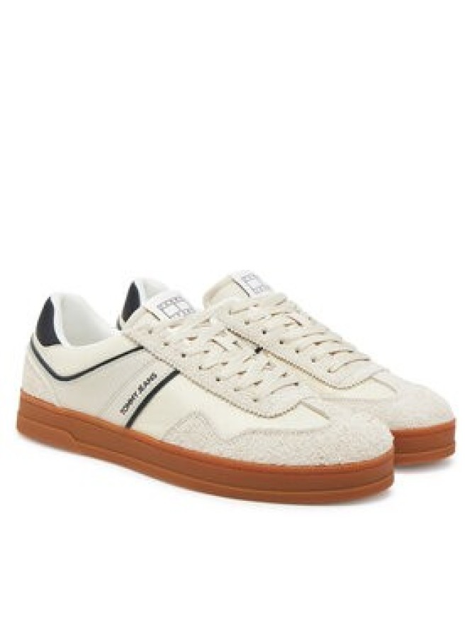 Tommy Jeans Sneakersy The Greenwich Mix Media EM0EM01606 Beżowy