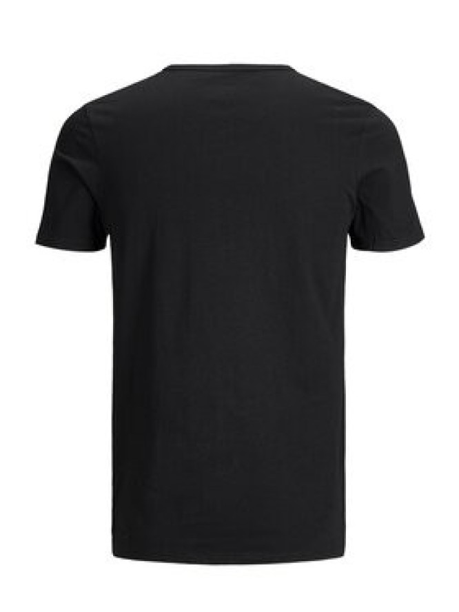 Jack & Jones Komplet t-shirtów Basic 12133914 Czarny Slim Fit