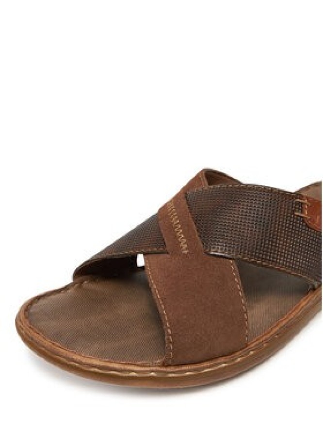 Rieker Klapki 21063-20 Brązowy