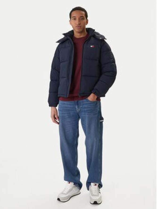 Tommy Jeans Kurtka zimowa DM0DM22730 Granatowy Regular Fit