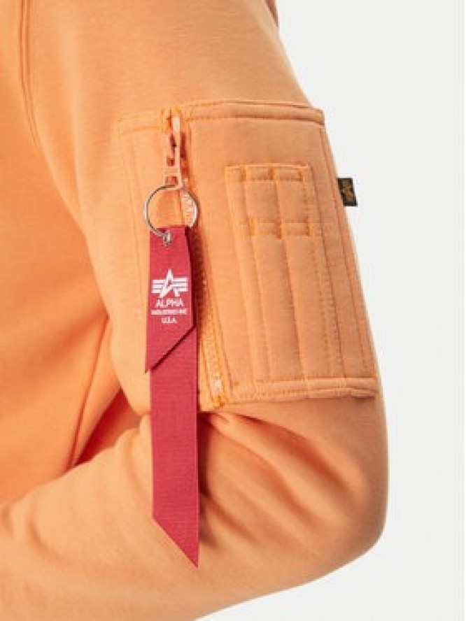 Alpha Industries Bluza Puff Print 146338 Pomarańczowy Regular Fit