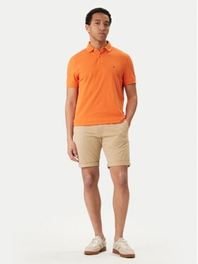 Tommy Jeans Szorty materiałowe Scanton DM0DM22852 Beżowy Slim Fit