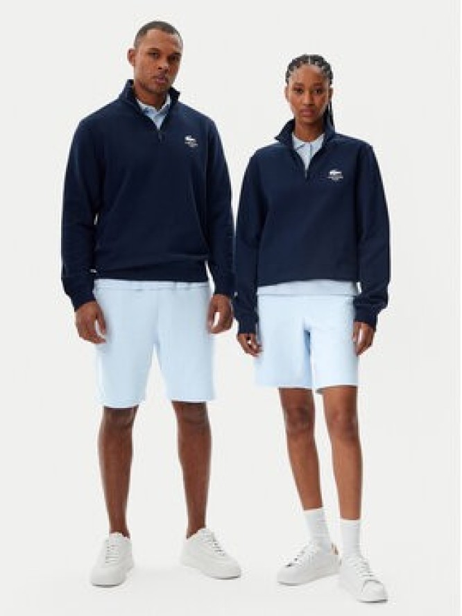 Lacoste Szorty sportowe Unisex GH0990 Błękitny Regular Fit