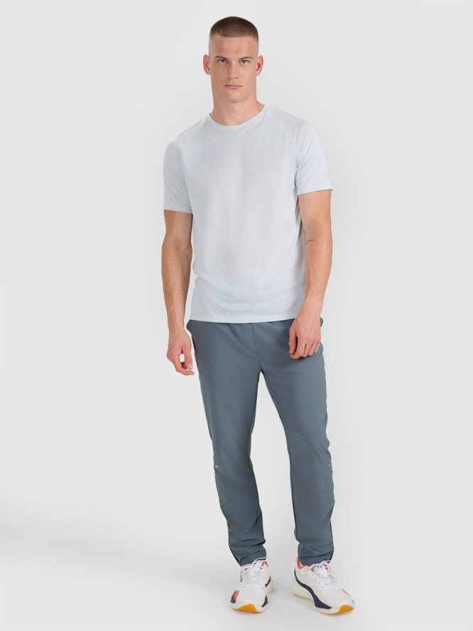 4F Koszulka do biegania szybkoschnąca męska - granatowa XXL